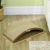Skyzone 4-Pack Brown Corrugated Cardboard Cat Scratcher Pads: Wheel Replacement & Home Use, Protects - 3 of 4