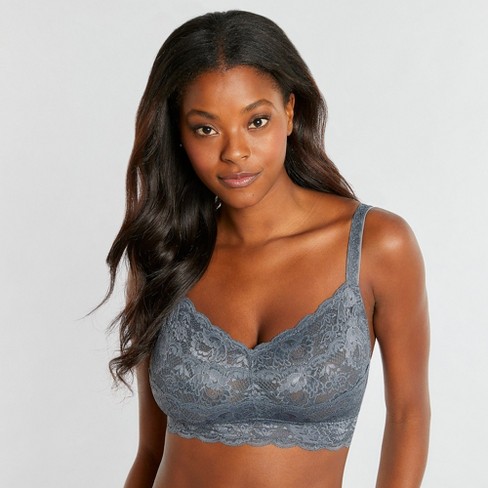 Cosabella Women's Never Say Never Curvy Sweetie Bralette In Gray, Size  Small : Target