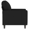 vidaXL Sofa Chair Black 23.6 in. Velvet - image 4 of 4