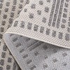 Milos MLO110 Power Loomed Indoor/Outdoor Runner Rug - Beige/Grey - 2'3"x8'- Safavieh - 3 of 4