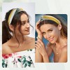 Unique Bargains Women's Fashion Color Block Knotted Wide Headband 1.57" Width 1 Pc - 2 of 4