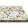 KOVOT Tablecloth Floral 60" x 84" Table Cover for Indoor or Outdoor Summer Spring Fall Flower Design Rectangle Oblong Tablecloth - Green Leaves - 3 of 4