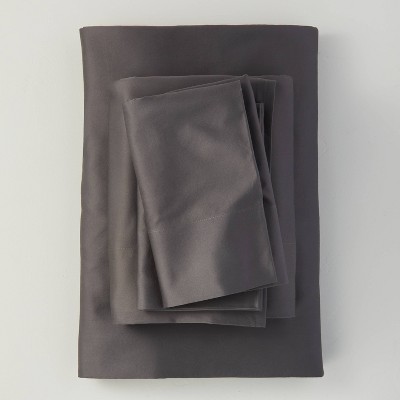 Photo 1 of 500 Thread Count Washed Supima Sateen Solid Sheet Set - Casaluna™