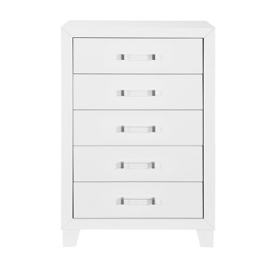 CAVINAS Dresser with 2/5 Drawer,Modern Dressers & Chest of Drawers with Acrylic Handles for Bedroom,Living Room,Entryway