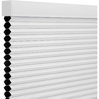 Manual Cordless Day and Night Cellular Shades Non Blackout Light Filtering Honeycomb Fabric for Home, Office, Hotel, Club, Restaurant Custom Made Size