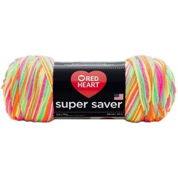 pack Of 3) Red Heart Super Saver Yarn-lapis : Target