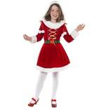 Smiffy Little Miss Santa Child Costume