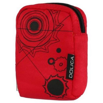 Dolica Designer Camera Case for Slim Digital Cameras (Red)