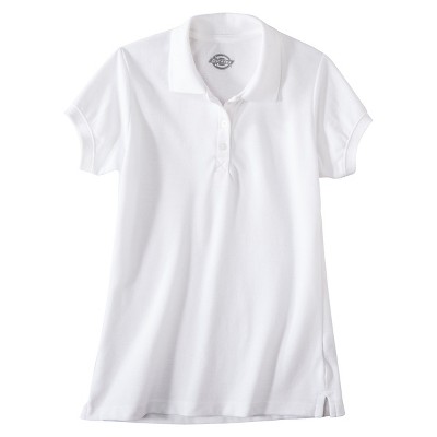 Dickies Girls' Pique Uniform Polo Shirt 