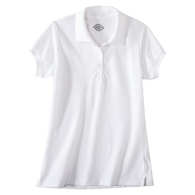 girls white polo shirts
