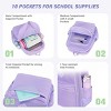 Mesh Backpack Heavy Duty, See Through Transparent School Bookbag, Lightweight Net Backpack for Swimming, Beach, Sports, Work, and Travel - 3 of 4