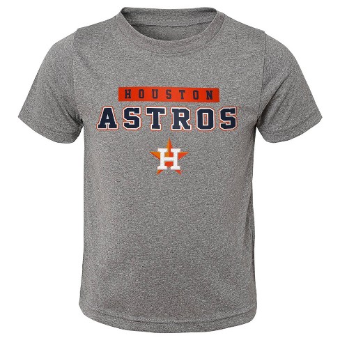 Majestic MLB Houston Astros Gray Tee Shirt Size - Depop