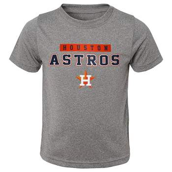 MLB Houston Astros Boys' Gray Poly T-Shirt - L