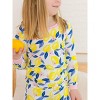 RuffleButts SoftSnooze Big Girls Ruffle Long Sleeve Pajama Set - 4 of 4
