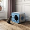 Decksplore Camera-Shaped Cat House, Waterproof Resin Indoor/Outdoor Cat Bed - 2 of 4