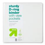 2" 3 Ring Binder Clear View - up & up™