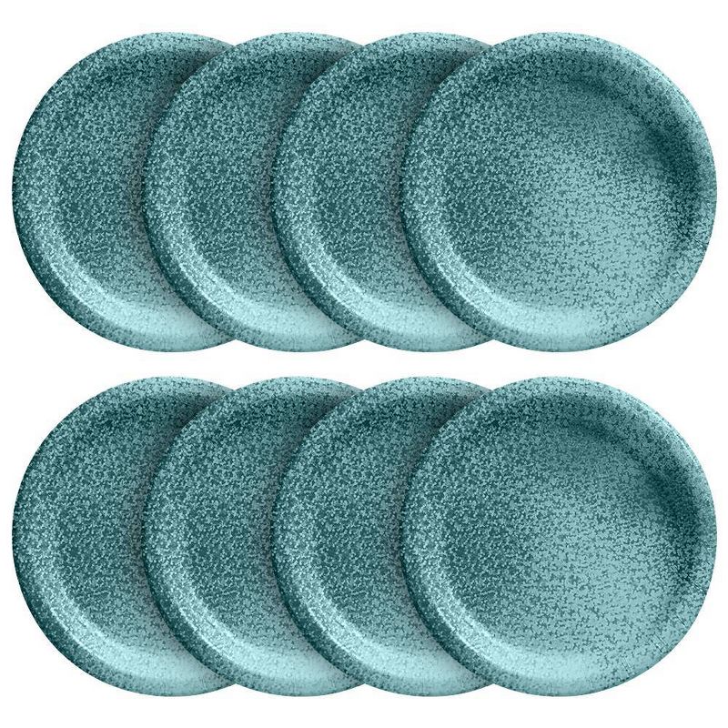 20ct Holographic Snack Plates Aqua - Spritz&#8482;, 2 of 3