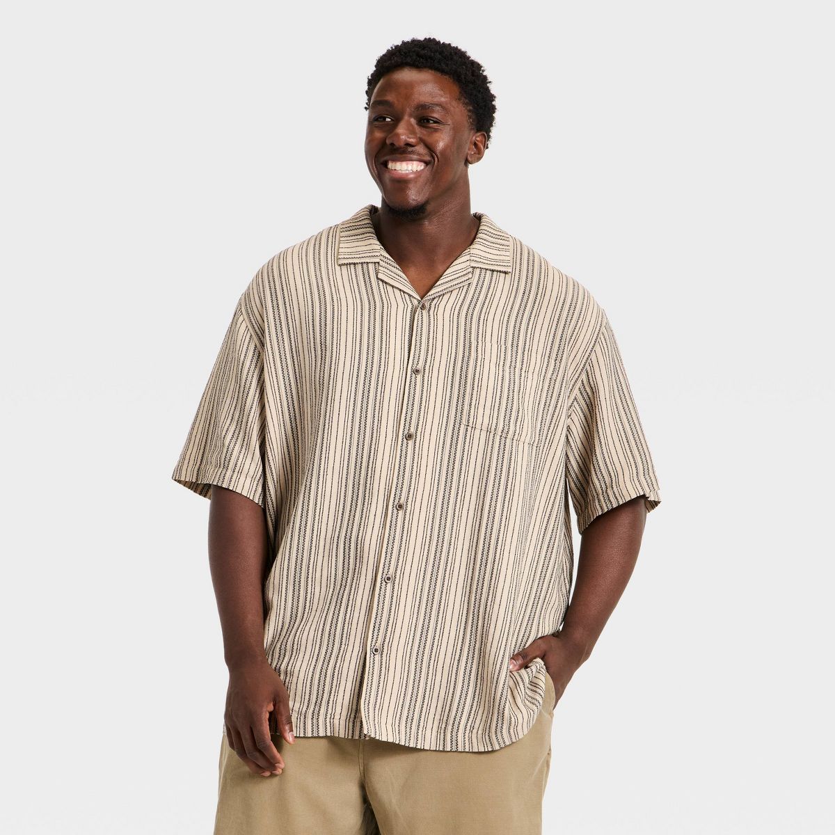 Men's Short Sleeve Novelty Camp Shirt - Goodfellow & Co™ - thumbnail 8