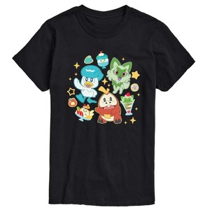 Men's - Pokémon - Sprig Fuec Quax Cafe Short Sleeve Graphic T-Shirt - 1 of 4