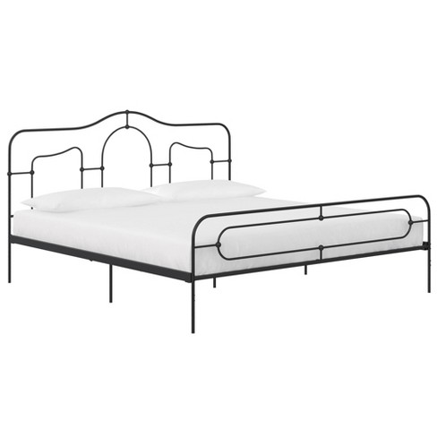 King Primrose Metal Bed Frame With, King Size Metal Bed Frame With Slats