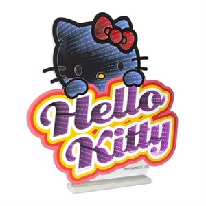 Hello Kitty Peeking Logo Ekkolight 24"H Acrylic Plug In Light – By Melrose - 1 of 3