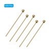 Unique Bargains Brass DIY Craft Jewelry Making Round Ball Head Pins 200 Pcs - 3 of 4