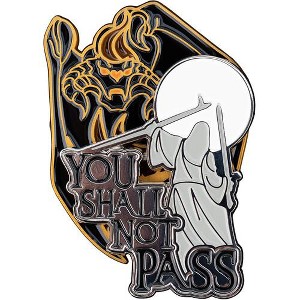 Weta Workshop - WETA Workshop - The Lord of the Rings Trilogy - You Shall Not Pass Stackable Enamel Pin Set - 1 of 3
