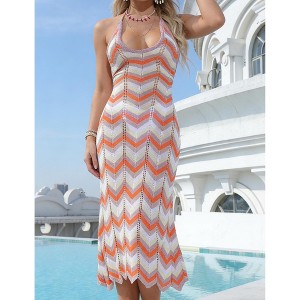 low back knit dress Open-Back Knit Dress main image 0
