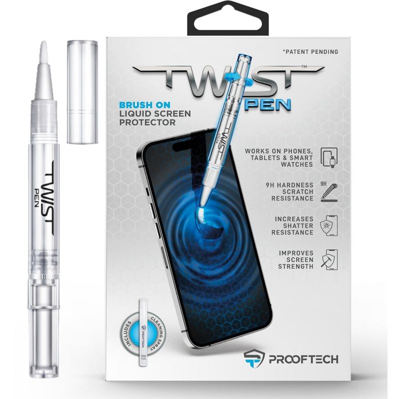 ProofTech TWIST PEN Liquid Glass Screen Protector Brush On Nano Protection for All Devices, 1 of 7