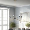 SEVOBAL Ceiling Light Transitional Chandeliers Ceiling Mount Light Fixture Candelabra Style Hanging Lamp Living Room, Gold, 28.74"*28.74"*11.22" - 2 of 4