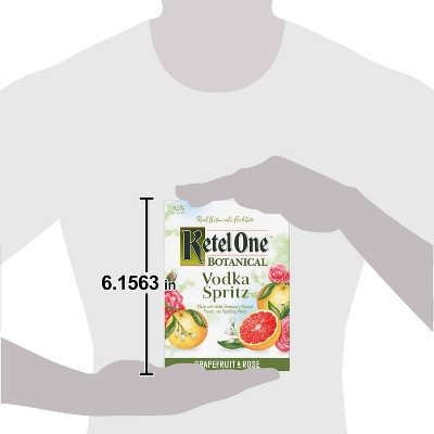 Ketel One Botanical Grapefruit & Rose Vodka Spritz - 4pk/355ml Cans