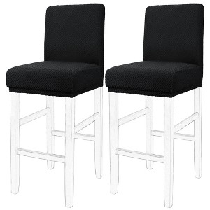 PiccoCasa Pub Counter Stool Cover Chair Seat Cover Stretch Washable Slipcovers Bar Stool Covers - 1 of 3