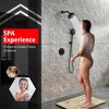 SUMERAIN Matte Black Shower System with 6 Settings Filtered Handheld Sprayer Stops Hard Water Scale - 2 of 4