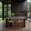 Meridian Furniture,Conrad Saddle Velvet Counter Stool - 2 of 4