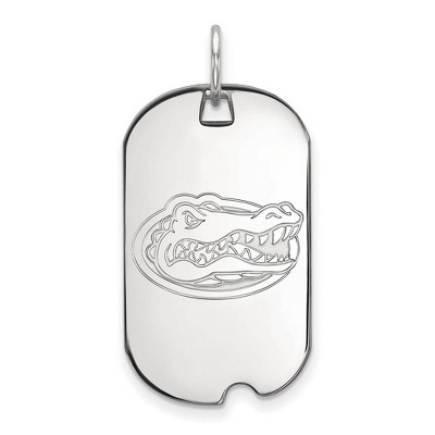 Black Bow Jewelry 14k White Gold Florida Gators NCAA Pendant