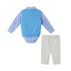 Andy & Evan  Infant Long Sleeve Buttondown & Pant Set - 2 of 4