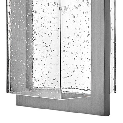 Alex 15.75" Antique Brushed Aluminum LED Outdoor Wall Lantern
