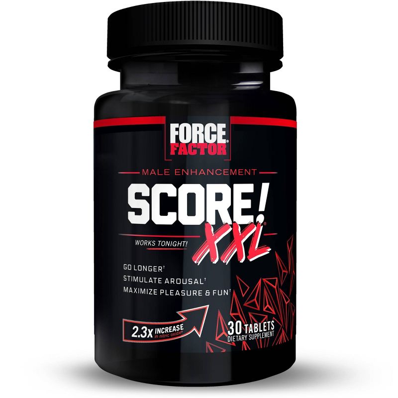 Force Factor SCORE! XXL Nitric Oxide Booster Tablets - 30ct, 1 of 6