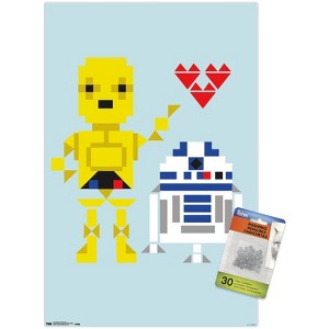 Trends International Star Wars: Saga - Droids Hearts Unframed Wall Poster Prints - 1 of 4