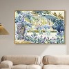 Art Remedy Golden Henri Edmond Cross - Garden at Saint Clair Impresionism Landscape Wall Art, 54" x 36", Gold Frame - 2 of 4