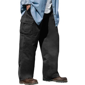 Boulder Creek by KingSize Men's Big & Tall Renegade Side-Elastic Waist Cargo Pants - 1 of 4