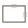Amanti Art Parisian Silver Framed Dry Erase Magnetic Board - 3 of 4