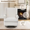 GustoWave Linen Recliner and Swivel Glider, 360 Swivel Rocker Chair for Adults, Nursery Chairs for Living Room - 4 of 4