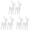 vidaXL Christmas Reindeers Set - Acrylic Decorations with Warm White LED Lights, Weather-Resistant Material & Various Lighting Effects - 3 of 4