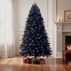 HomeRoots 9' Black Pre Lit Full Fir Christmas Tree - 2 of 4