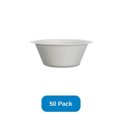 Responsible Products 8 oz Classic Bowl Natural Plant Fiber - Pack of 50