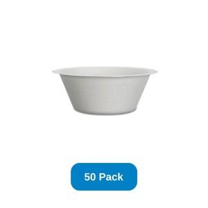 Responsible Products 8 oz Classic Bowl Natural Plant Fiber - Pack of 50 - 1 of 3