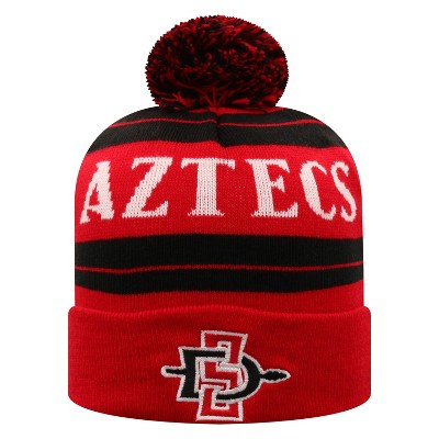  NCAA San Diego State Aztecs Men's Cuffed Knit Beanie with Pom 