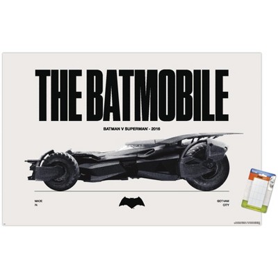 Trends International DC Comics Batman: 85th Anniversary - The Batmobile 2016 Unframed Wall Poster Prints