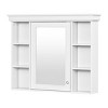 NicBex Wall Mounted Bathroom Storage Cabinet,35'' x28'' Medicine Cabinet with Mirror and 6 Shelves for Bathroom - 4 of 4